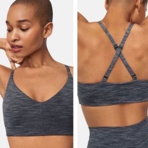 Outdoor Voices Flow FreeForm Bralette Sports Bra Criss Cross Straps Size Small